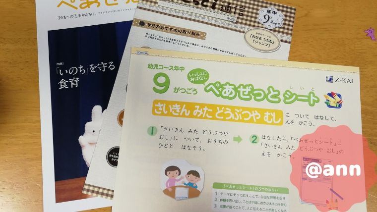 【2019年最新版】Z会幼児コース(年中)の内容と感想を語りつくします!気になるお値段についても2